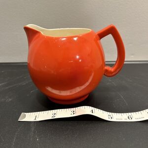 Vintage Small Red Teapot Made In Czechoslovakia